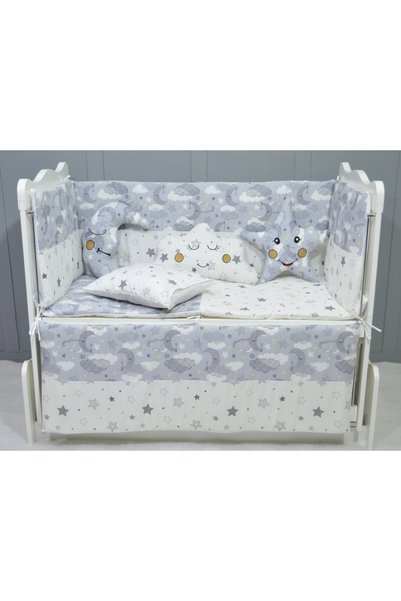 FISTIK BEBE 60x120 10 Parça Bebek Beşik Uyku Seti