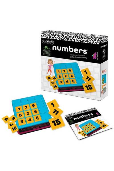 Zetzeka Numbers Matematik Sudoku Zeka Oyunu 4 Yaş 1 Oyuncu
