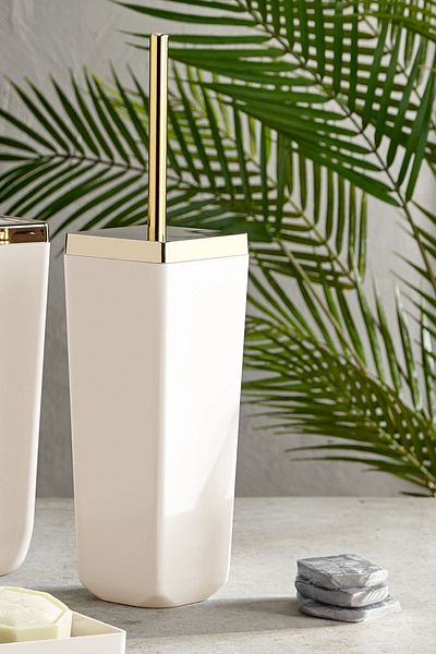 Prima Nova Tuscany Toilet Brush-Beige Gold