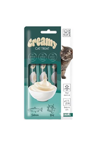 M-PETS CREAMY SOMON BALIKLI BİFTEKLİ KEDİ ÖDÜLÜ
