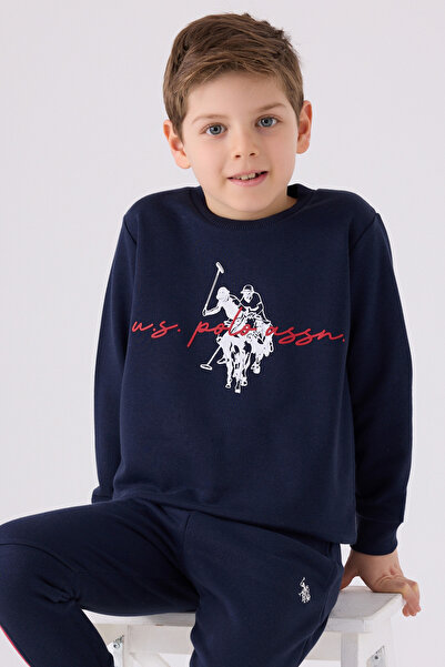 U.S. Polo Assn. Erkek Çocuk Lacivert Pijama Takımı 50299496-VR014