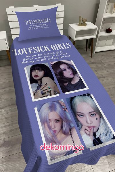 dekomingo Love Sick Girls Baby and Children's Room Pike Set
