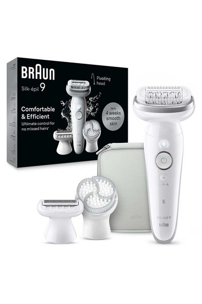 Braun Silk-épil Series 9, Hair Removal Device, Wet & Dry Epilator - SES 9061