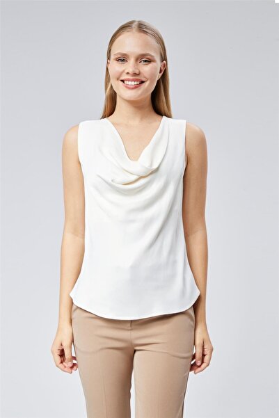 HomeStore Maieu cu guler din dantelă