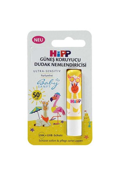 Hipp Babysanft Sunscreen Lip Moisturizer 4.8 Gr