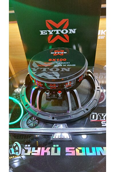 eyton BEKLENEN ÜRÜN EYTON SX100 MODELİ 25CM MİDRANGE 275RMS.KURŞUN GÖBEK