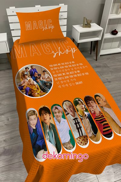 dekomingo Orange Magic Bts Baby and Children's Room Pike Set