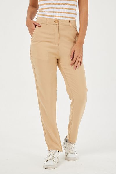 POODLE Women's Black Carrot Pants