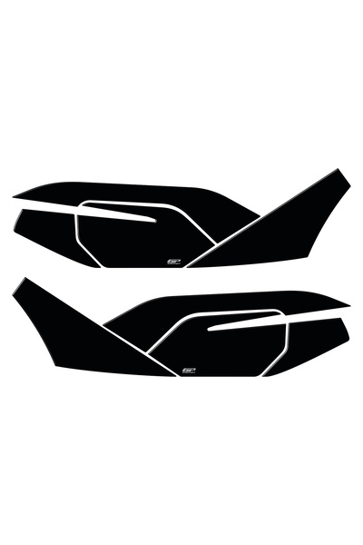 GP KOMPOZİT GP Kompozit Honda PCX 125 2021-2024 Uyumlu Yan Alt Ayak Pad Siyah