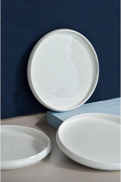 Karçiçeği Home Single 27cm Porcelain Serving Plate Set - Elegant and Modern Design