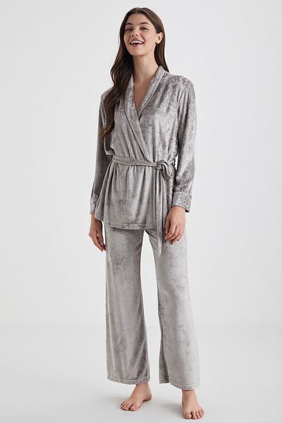 Penyemood Soft textured pajama set