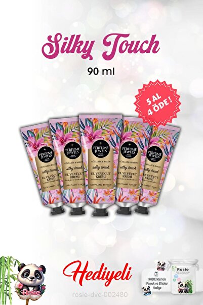 Eyüp Sabri Tuncer كريم سيليك تاتش لليدين والجسم - 50 مل، اشتري 5 وادفع 4 ووردي