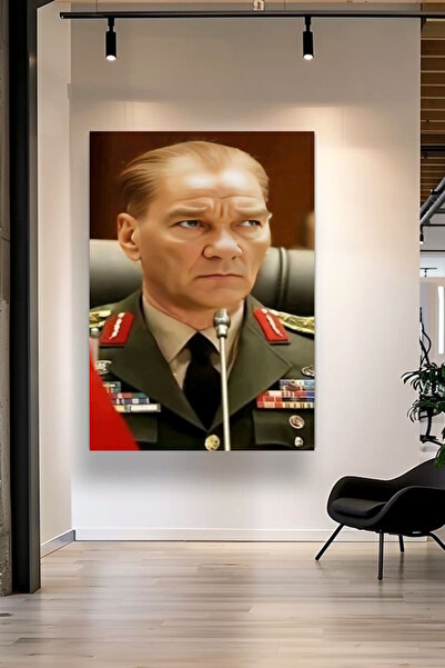 Tunax ATATURK PORTRET CRTEŽ PLATNO SLIKANJE ZID KUĆE DNEVNA SOBA KANCELARIJA ...