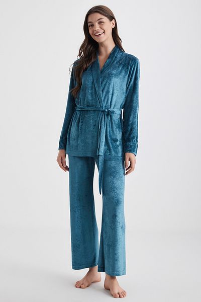 Penyemood Costum de pijama cu textura moale