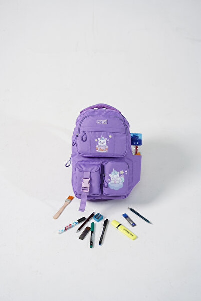 Motzi - Kore Style Beş Gözlü Sırt Çantası