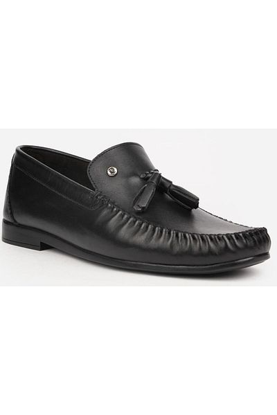 Pierre Cardin 25101 Μαύρα Ανδρικά Loafer Casual Δερμάτινα Παπούτσια