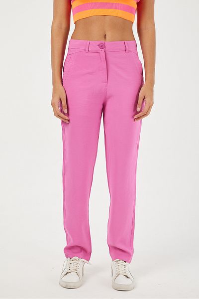 POODLE Women's Black Carrot Pants