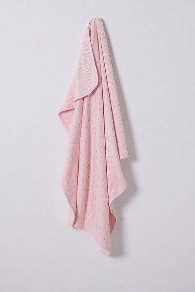U.S. Polo Assn. Baby Boy Pink Blanket