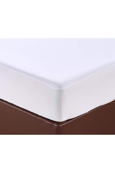 CASPARA Liquid Proof Cotton Fitted Mattresses I - Mattress Protector, Double and Single