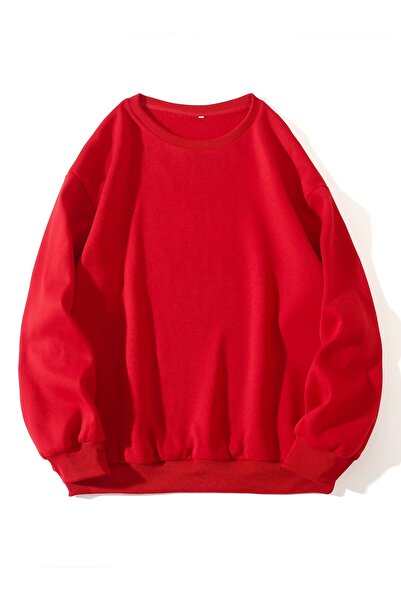 Jakinta Outdoors Sıfır Yaka Düz Sweatshirt - Şık ve Rahat Günlük Giyim