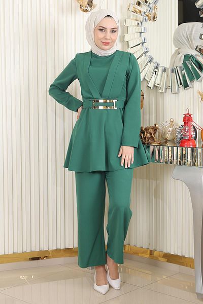 Moda Mihram Fırfırlı İki Parça Takım