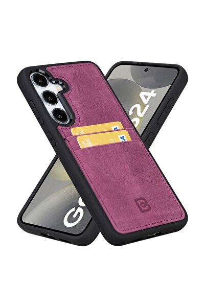 Bouletta Samsung Galaxy S24 Plus Uyumlu Deri Arka Kapak FXCP CZ7