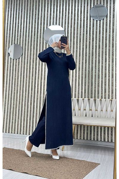 Moda Krash Set of 2 Embroidered Pants Tunic