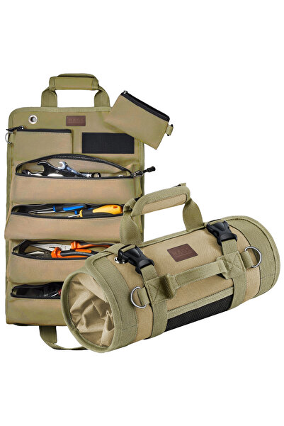 HAEGS Alet Çantası, Ağır Hizmet Tipi Kanvas Rulo Takım Çantası Katlanabilir R...