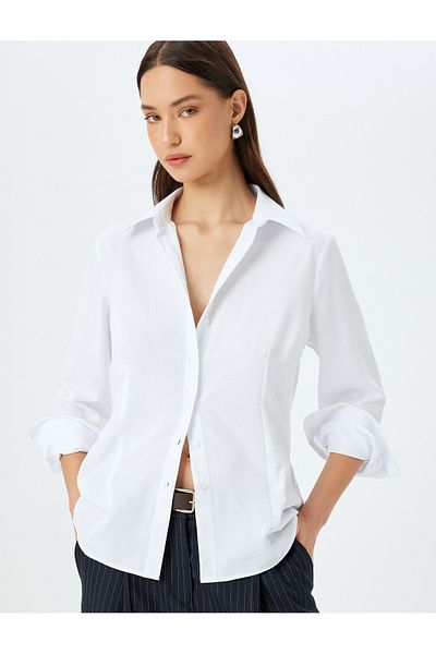 Koton white Poplin Shirt