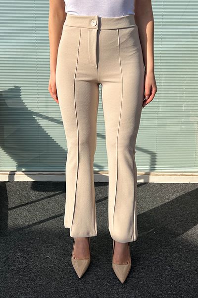 ModaPlaza Women's Spanish Crepe Pants 7885