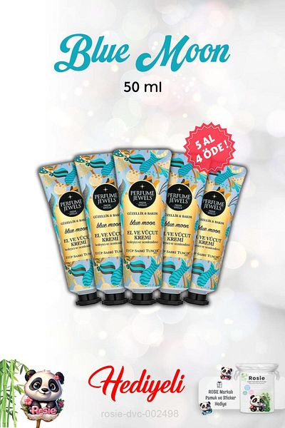Eyüp Sabri Tuncer Blue Moon 50 ml Hand and Body Cream - Buy 5 Get 4 Roses