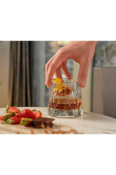 Paşabahçe 420244   Leafy 440 Cc 4-Piece Whisky Glass