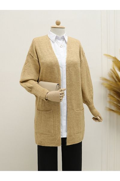 Modamorfo Yumoş Double Pocket Knitwear Cardigan