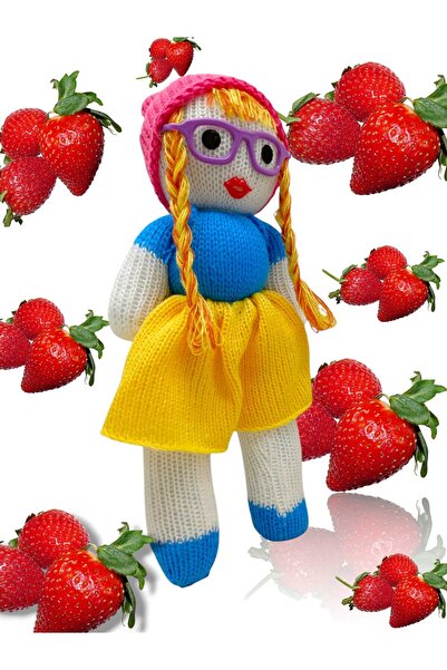 Aynaz Ticaret Gözlüklü Örgü Bebek