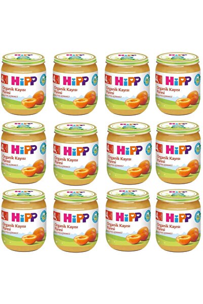 Hipp Kavanoz Maması Organik Kayısı Püresi 125 gr 12 Adet