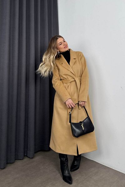 Sue Store Palton căptușit cu muștar