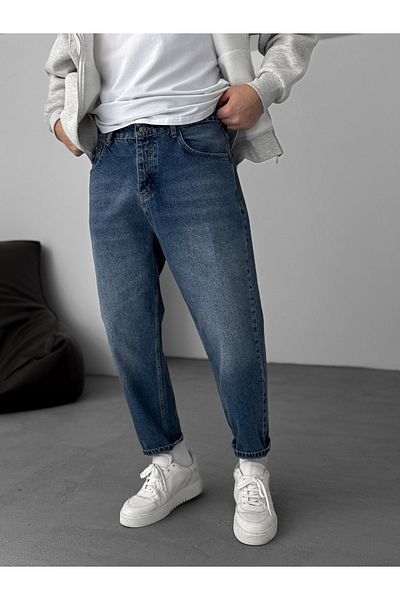 BYBASICMAN Μπλε πλυμένο Boyfriend DP-72