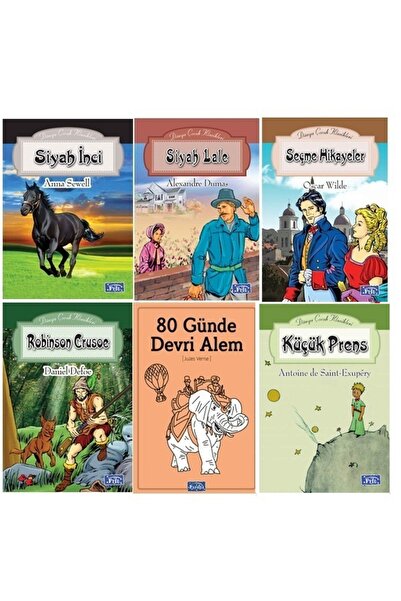 Parıltı Yayınları ROBİNSON CRUSOE,SİYAH İNCİ,BÜTÜK ATATÜRKTEN KÜÇÜK ÖYKÜLER O...