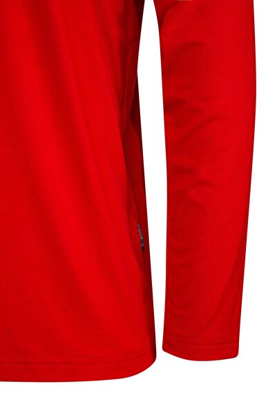 2AS Vernon Erkek Uzun Kol Viloft T-Shirt Kırmızı