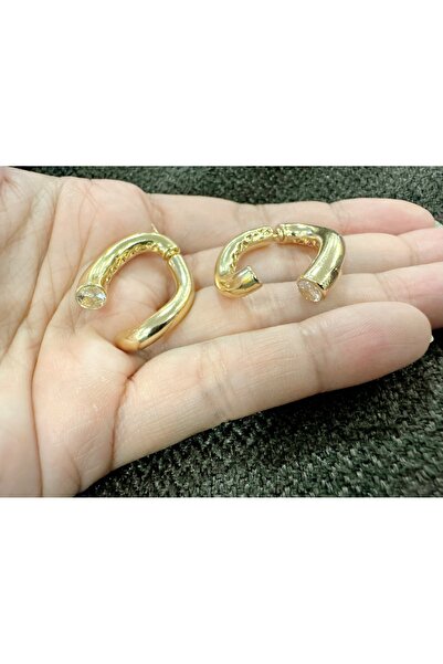 Gümüş sandık Dangle Cross Stone Earrings - Pınar Deniz Earrings