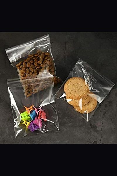 Nikah Şekeri Market Transparent Gelatin Bag with Tape 9 X 14 cm Adhesive Bag 100 Pieces