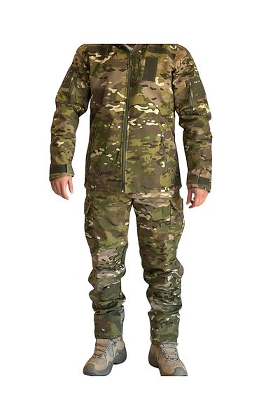 ILISAN SAVUNMA SANAYİ Costum de camuflaj Multicam Softshell rezistent la apă la 30 de grade