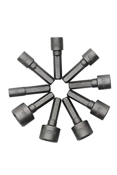 Speed Out 9 Parça Matkap Ucuna Takılan Manyetik Civata Somun Tutucu Bits Adap...