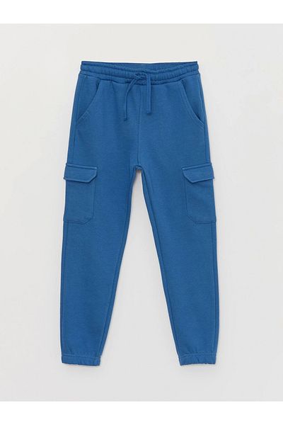 LC Waikiki Pantaloni de sport cargo pentru băieți cu talie elastică LCW Kids