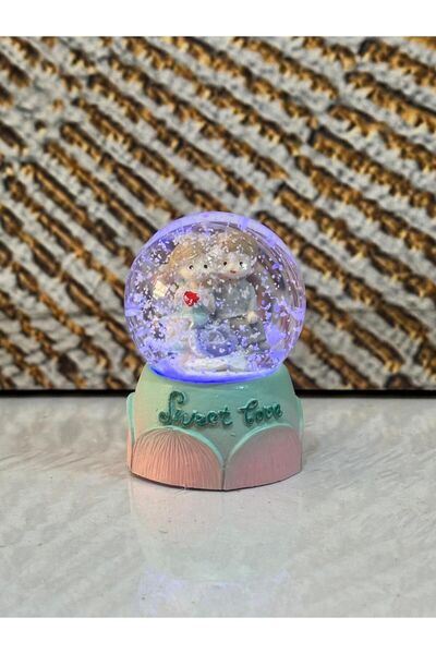mygeppetobag New Year Yılbaşı Led Işıklı Kar Küresi