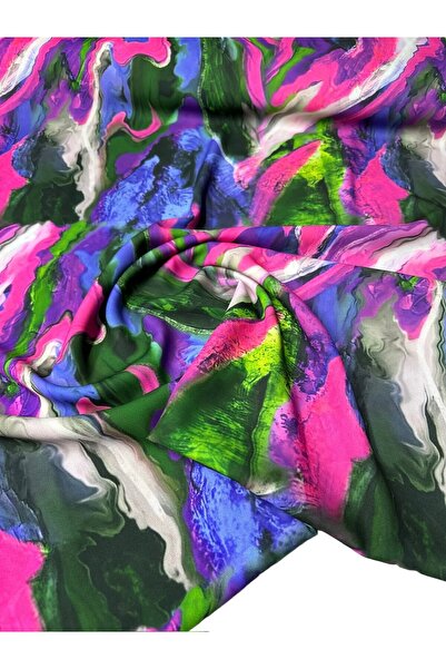 ipekkumaş قميص من قماش الكريب بنمط الهيبنوسيس، يتم بيع منتجنا قطعة واحدة 1 متر