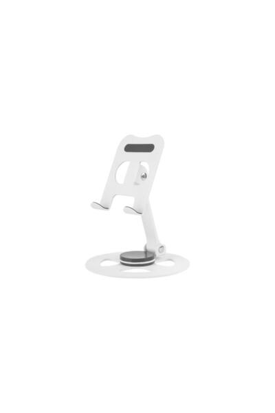 Sunix Katlanabilir Masaüstü Metal Telefon Tutucu Beyaz Stand-16