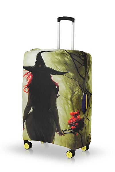 hızlıvaliz My Saraciye Luggage Case Suitcase Protector (Witch Witch 2)