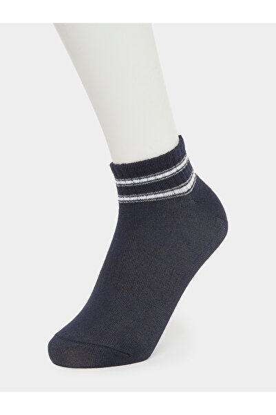 Styli Set of 5 - Striped Detail Quarter Socks