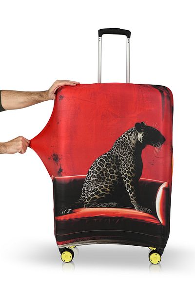 hızlıvaliz Husa pentru bagaje My Saddlery Protector pentru valiză (Jaguar 1 pete)